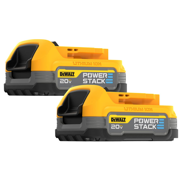 DeWalt 2PK 20V MAX POWERSTACK™ Compact Li-Ion Battery - 1.7Ah