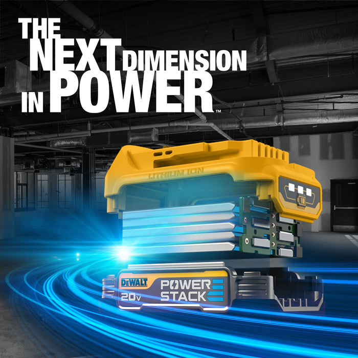 DeWalt 20V MAX POWERSTACK™ Compact Li-Ion Battery - 1.7Ah