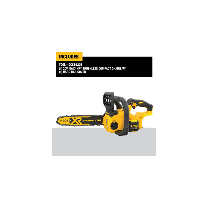 DeWalt 20V MAX XR® Compact 12" Cordless Chainsaw - Tool Only