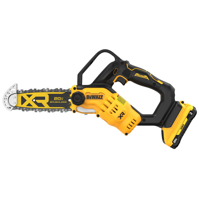 DeWalt 20V MAX XR® 8" Brushless Pruning Chainsaw Kit w/ 3Ah Battery