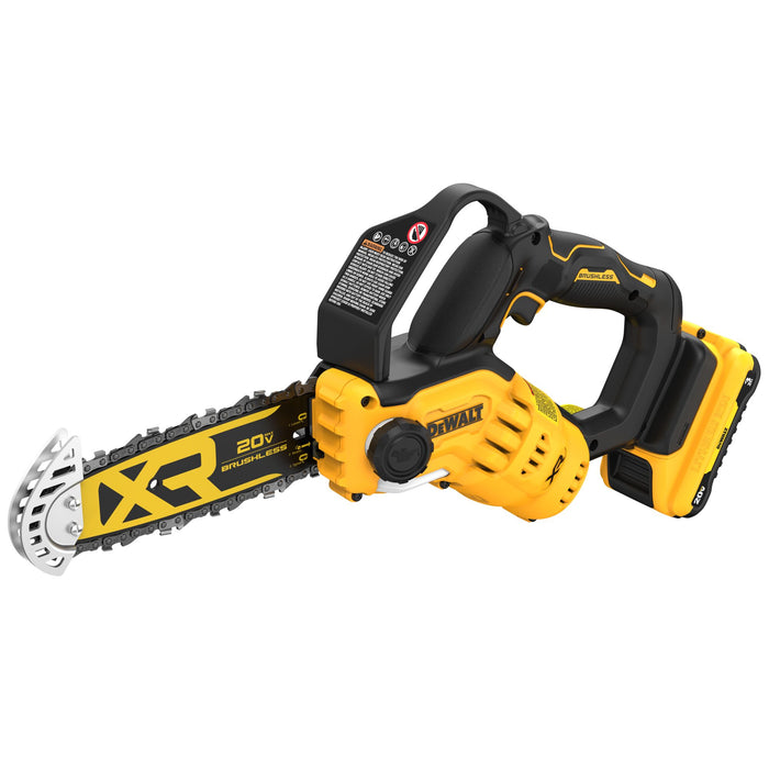 DeWalt 20V MAX XR® 8" Brushless Pruning Chainsaw Kit w/ 3Ah Battery