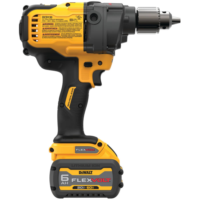 DeWalt 60V MAX FLEXVOLT® Cordless Mixing Drill w/ E-Clutch System Kit