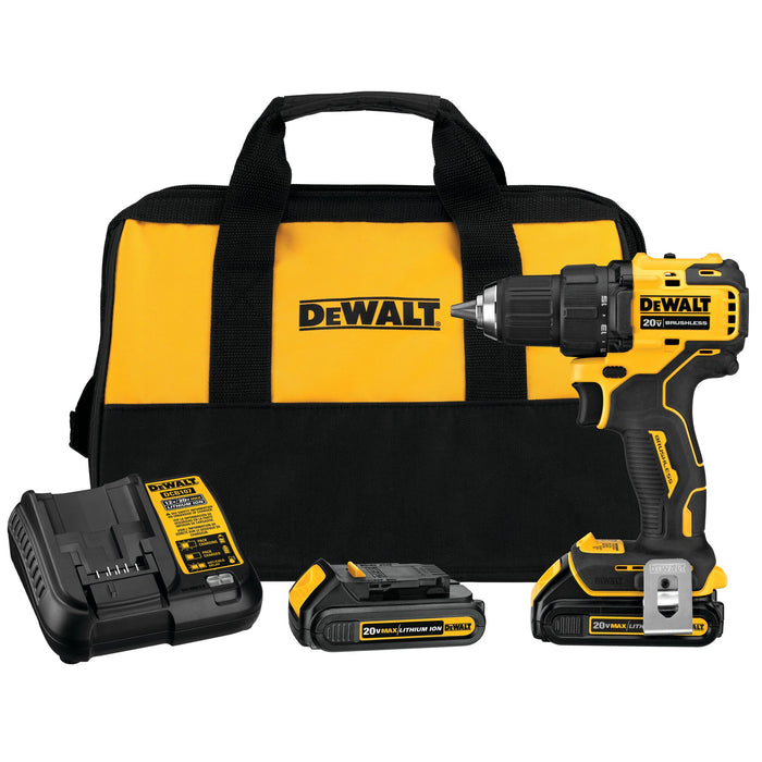 DeWalt ATOMIC™ 20V MAX Brushless Compact 1/2" Drill/Driver Kit