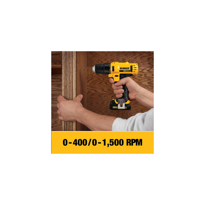 DeWalt 12V MAX 3/8" Drill/Driver Kit