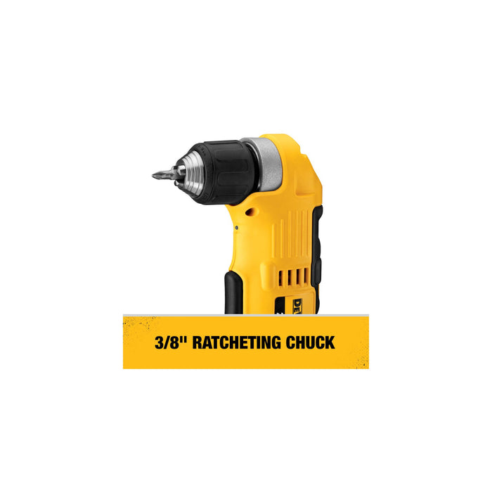 DeWalt 20V MAX 3/8" Right Angle Drill - Tool Only