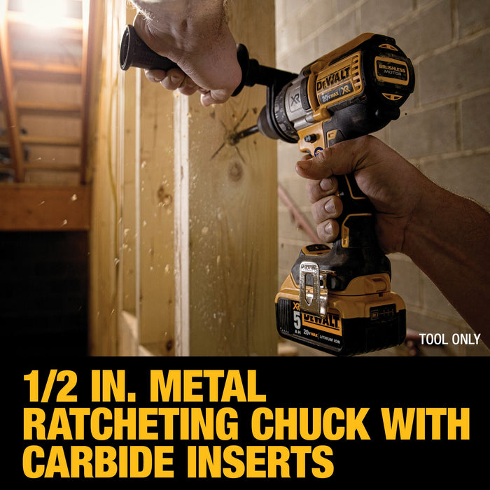 DeWalt 20V MAX XR® Cordless Brushless 3-Speed Drill/Driver - Tool Only