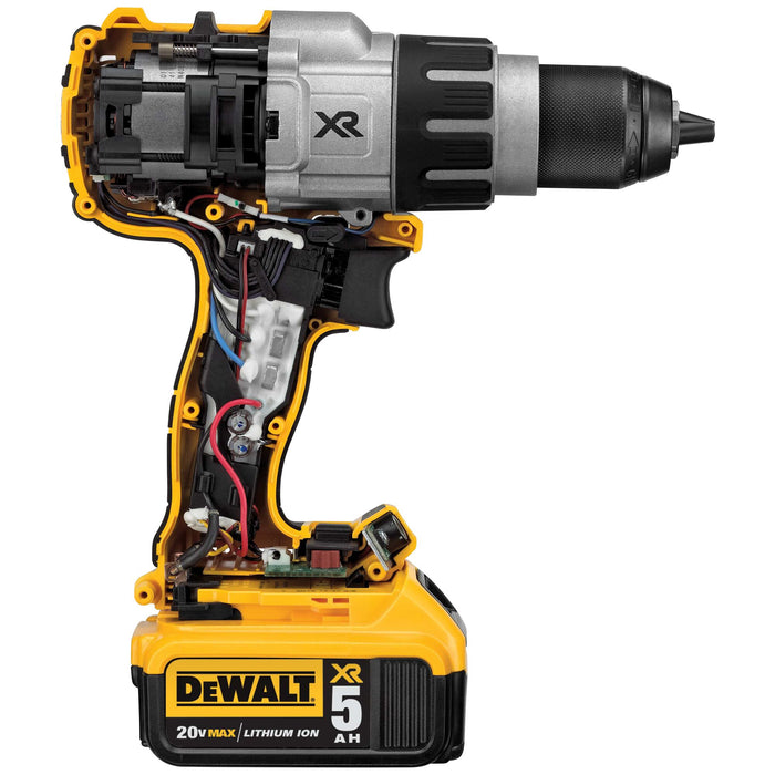 DeWalt 20V MAX XR® Cordless Brushless 3-Speed Hammer Drill/Driver Kit