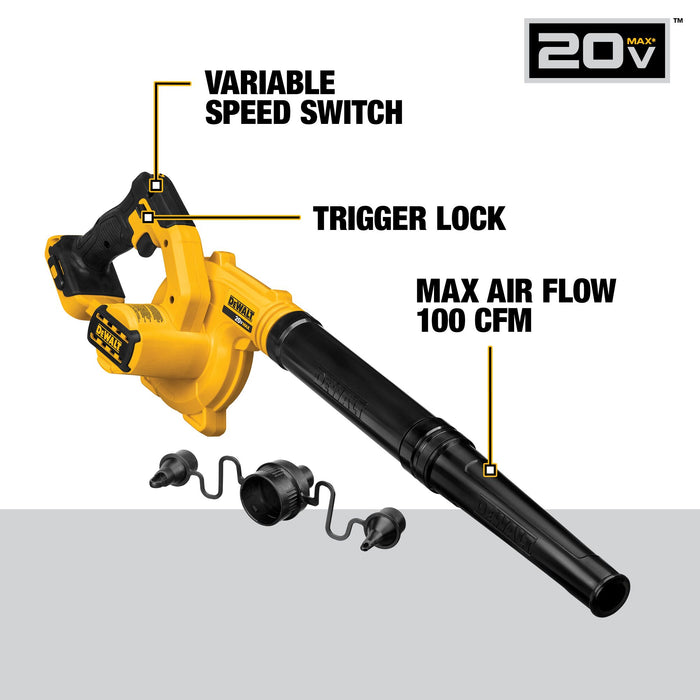 DeWalt 20V MAX Compact Jobsite Blower - Tool Only