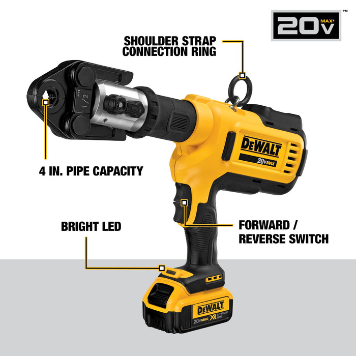 DeWalt 20V MAX Cordless Press Tool Kit w/ Jaws