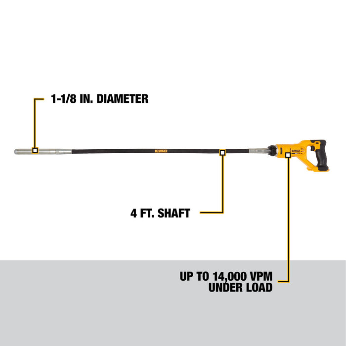 DeWalt 20V MAX Pencil Vibrator - Tool Only