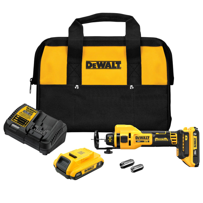 DeWalt 20V XR® Brushless Drywall Cut-Out Tool Kit