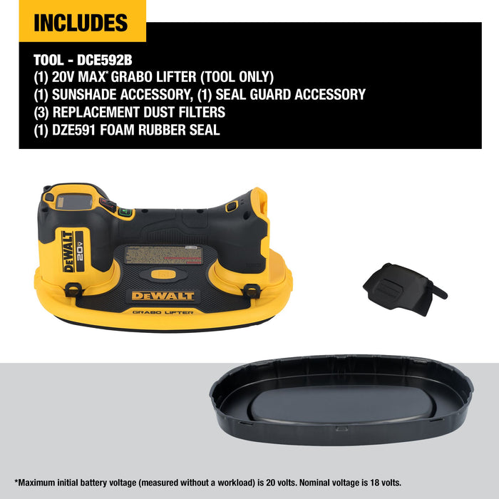 DeWalt 20V MAX GRABO Lifter - Tool Only