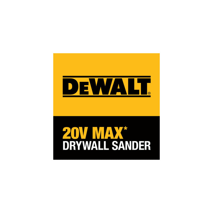 DeWalt 20V MAX Cordless Drywall Sander - Tool Only