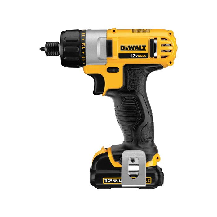 DeWalt 12V MAX 1/4" Screwdriver Kit