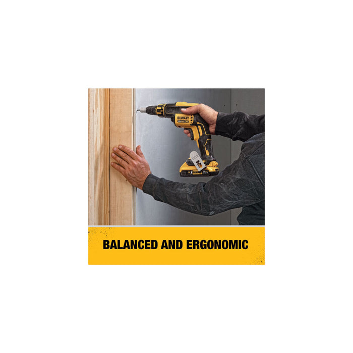 DeWalt 20V MAX XR® Brushless Drywall Screw Gun Kit