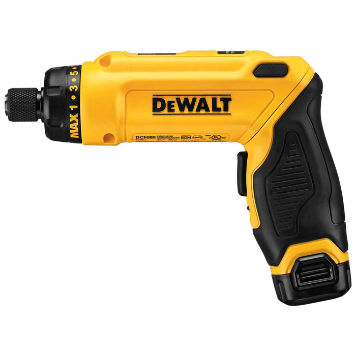 DeWalt 8V MAX Gyroscopic Screwdriver 1 Battery Kit