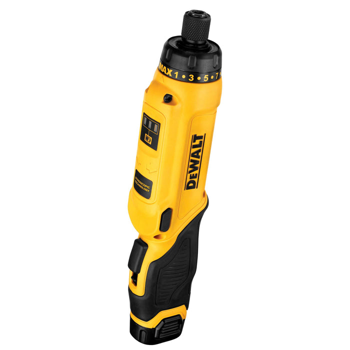 DeWalt 8V MAX Gyroscopic Screwdriver 1 Battery Kit