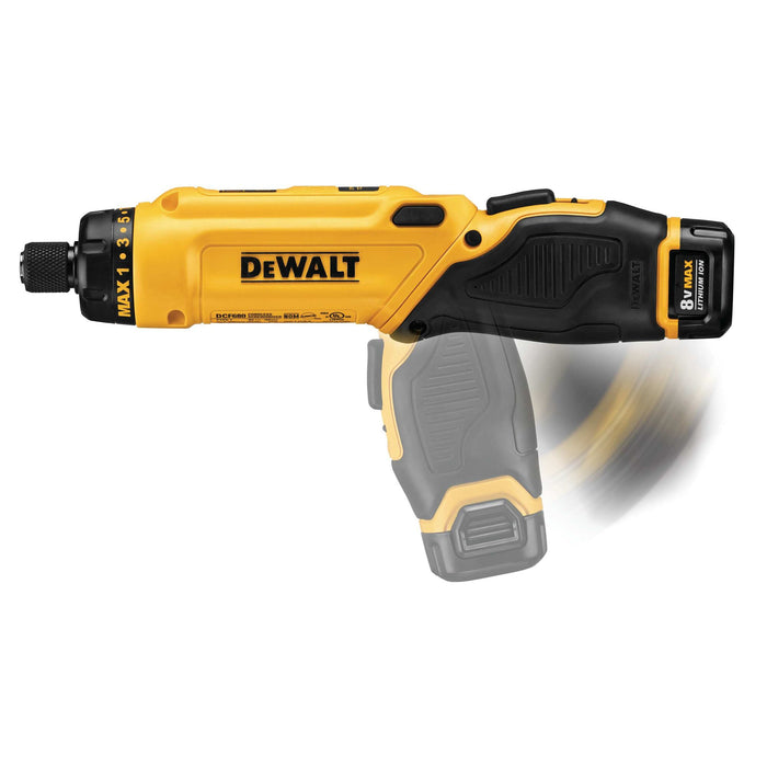 DeWalt 8V MAX Gyroscopic Screwdriver 1 Battery Kit