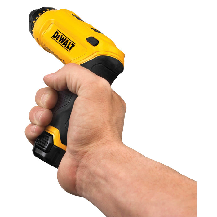 DeWalt 8V MAX Gyroscopic Screwdriver 1 Battery Kit