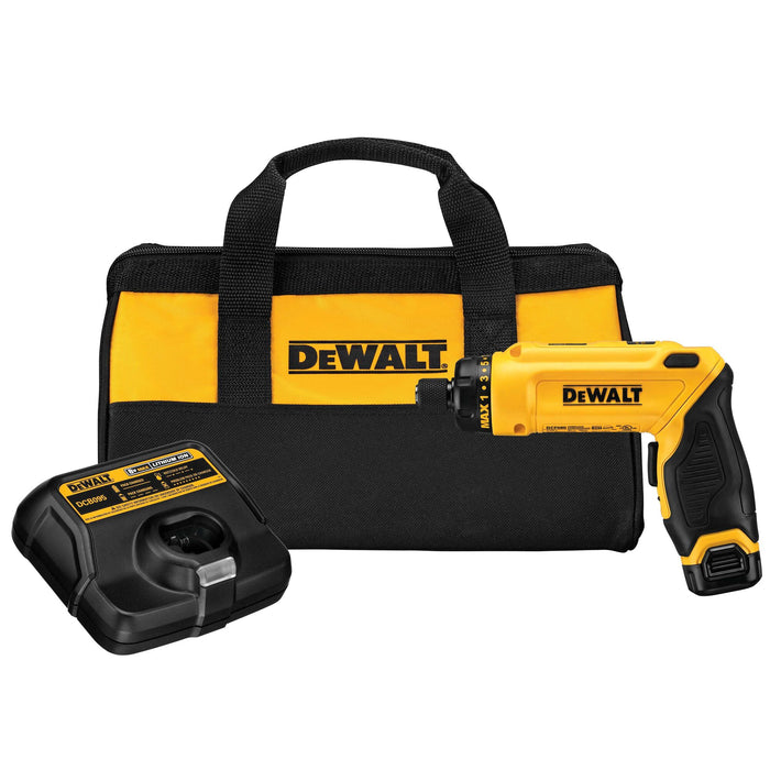 DeWalt 8V MAX Gyroscopic Screwdriver 1 Battery Kit