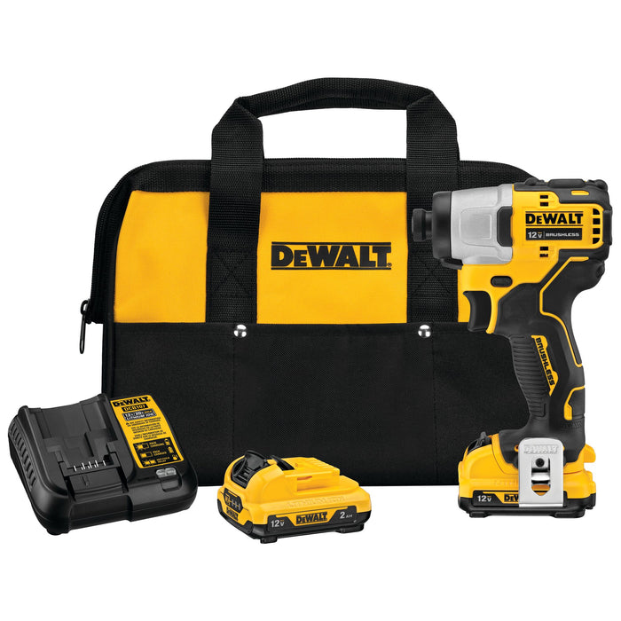 DeWalt XTREME™ 12V MAX Brushless 1/4" Cordless Impact Driver Kit