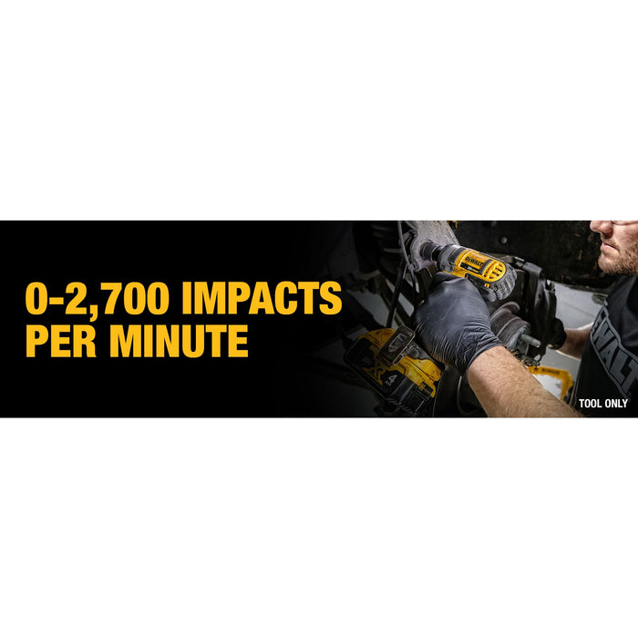 DeWalt 20V MAX 1/2" Impact Wrench - Tool Only