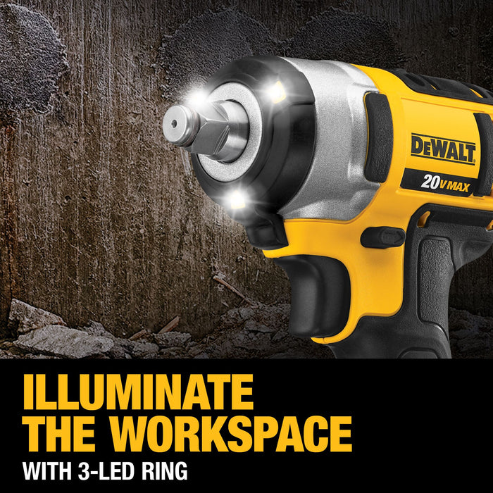 DeWalt 20V MAX 1/2" Impact Wrench - Tool Only