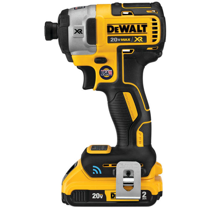 DeWalt 20V MAX XR® Brushless TOOL CONNECT™ 1/4" Impact Driver Kit