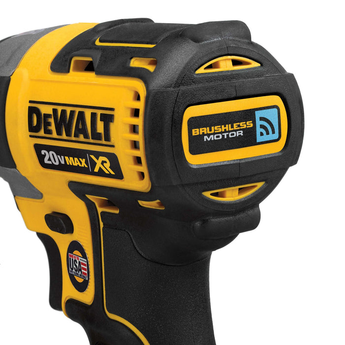 DeWalt 20V MAX XR® Brushless TOOL CONNECT™ 1/4" Impact Driver Kit