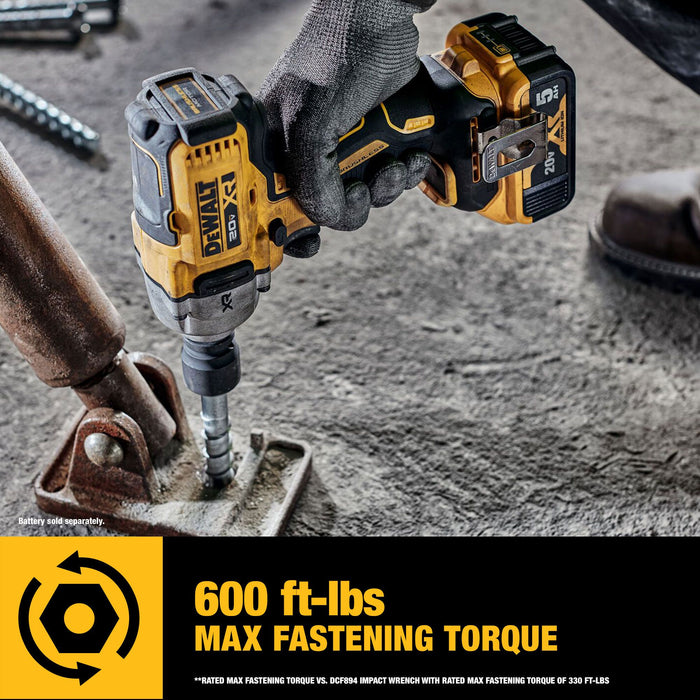 DeWalt 20V MAX XR® 1/2" Impact Wrench w/ Hog Ring Anvil - Tool Only