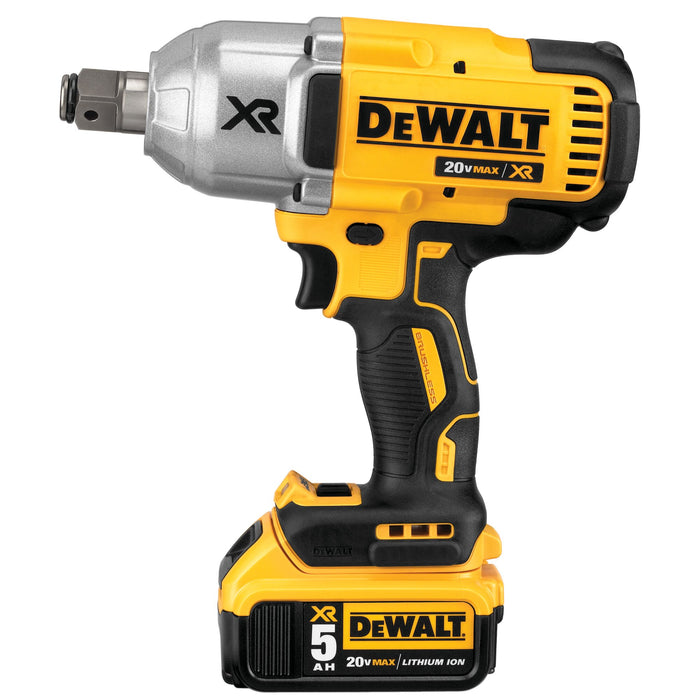 DeWalt 20V Brushless - 3/4" Impact Wrench Kit w/ Hog Ring (700 ft/lbs)