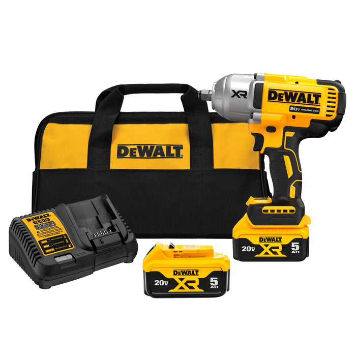 DeWalt 20V MAX XR® 1/2" High Torque Impact Wrench w/ Hog Ring Anvil Kit