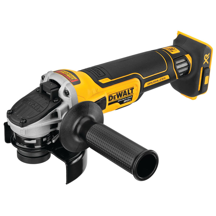 DeWalt 20V MAX XR 4.5" Slide Switch Small Angle Grinder w/ Kickback Brake - Tool Only