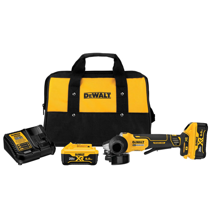 DeWalt 20V MAX XR® 4.5" Small Angle Grinder Kit w/ Kickback Brake