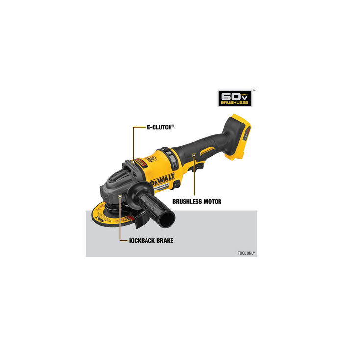 DeWalt 60V MAX FLEXVOLT® 4-1/2" - 6" Angle Grinder - Tool Only