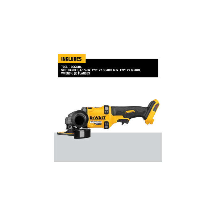 DeWalt 60V MAX FLEXVOLT® 4-1/2" - 6" Angle Grinder - Tool Only