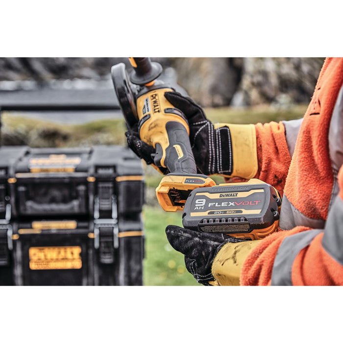 DeWalt 60V MAX FLEXVOLT® 4-1/2" - 6" Angle Grinder Kit w/ 2 Batteries