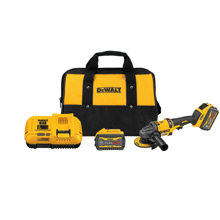 DeWalt 60V MAX FLEXVOLT® 4-1/2" - 6" Angle Grinder Kit w/ 2 Batteries