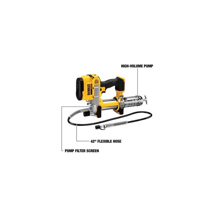 DeWalt 20V MAX Cordless Grease Gun - Tool Only