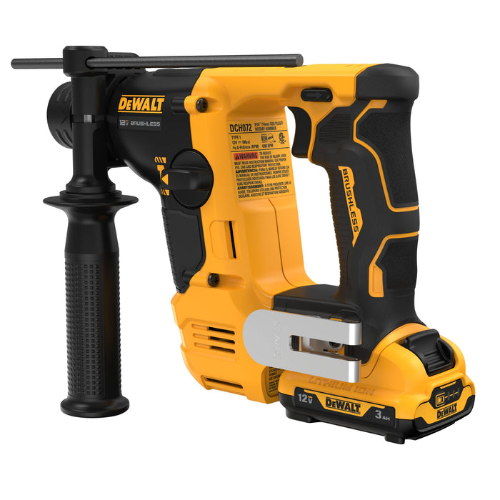 DeWalt XTREME™ 12V MAX 9/16" Brushless Cordless SDS Plus Rotary Hammer Kit