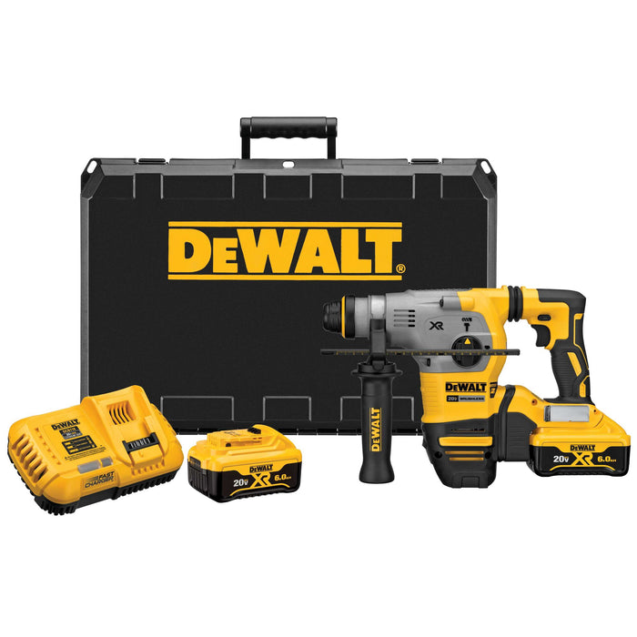 DeWalt DCH293R2 20V MAX XR® 1-1/8" Brushless SDS Plus L-Shape Rotary Hammer Kit