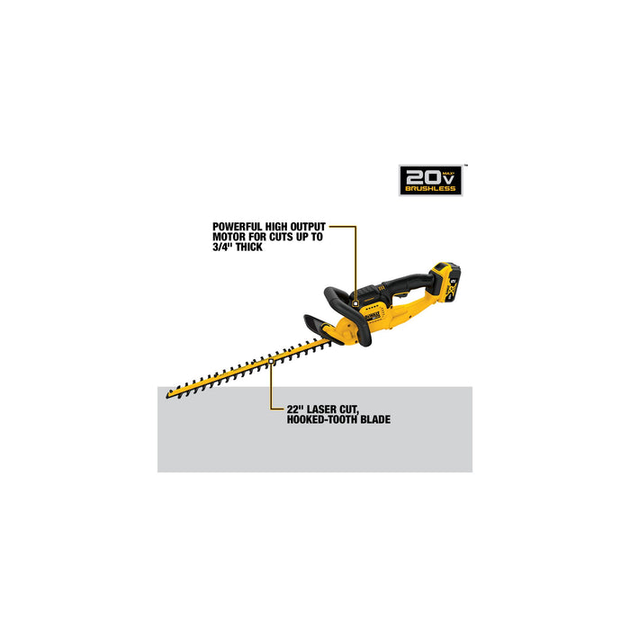 DeWalt 20V MAX 22" Hedge Trimmer Kit