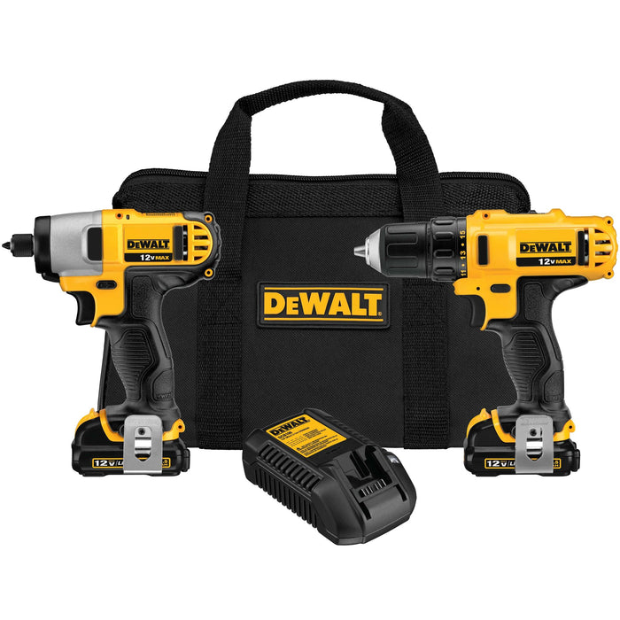 DeWalt 12V MAX Cordless Drill/Driver & Impact Driver Combo Kit