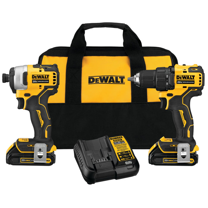 DeWalt ATOMIC™ 20V MAX Brushless Cordless 2-Tool Combo Kit