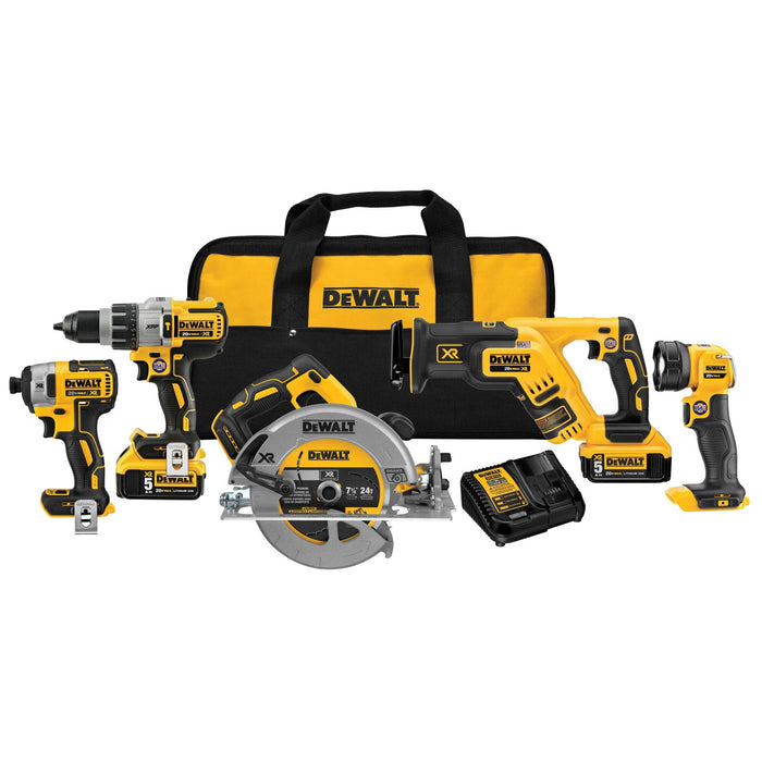 DeWalt 20V MAX XR 5-Tool Combo Kit