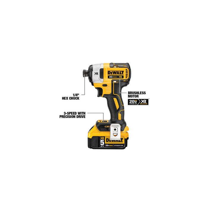 DeWalt 20V MAX XR Brushless Cordless 6-Tool Combo Kit