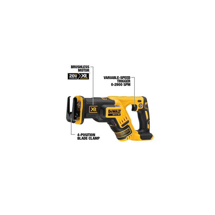 DeWalt 20V MAX XR Brushless Cordless 6-Tool Combo Kit