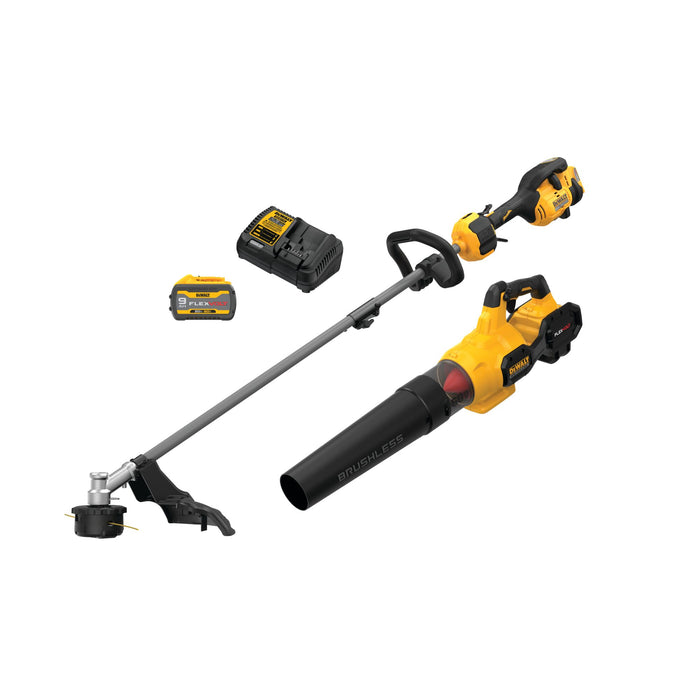 DeWalt 60V MAX 17" Brushless Attatchment Capable String Trimmer and Blower Combo Kit