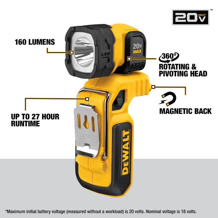 DeWalt 20V MAX LED Hand Held Worklight