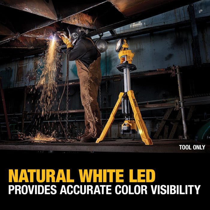 DeWalt 20V MAX Cordless Tripod Light - Light Only